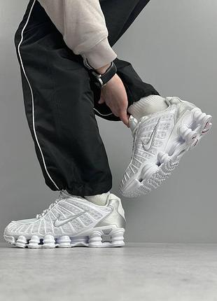 Nike shox tl white 9