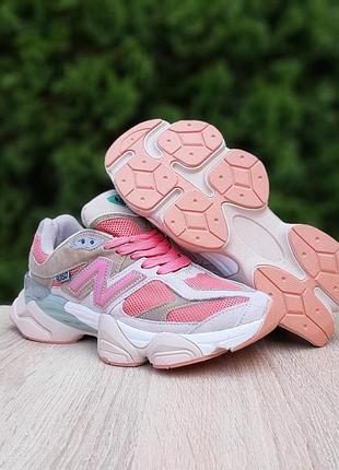 Кросівки жіночі new balance 9060 pink розпродаж