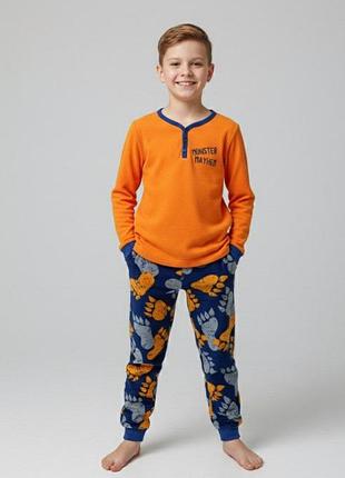 Детская флисовая пижама для мальчика primark 5-6 лет