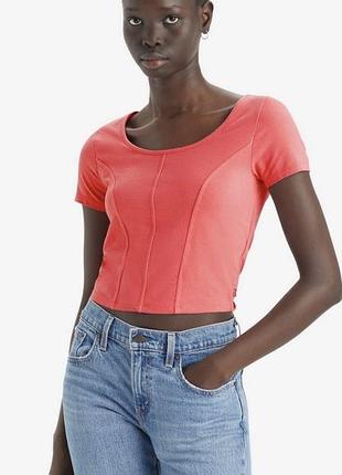 Топ футболка levi’s corset t-shirt розмір м оригінал