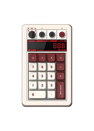 Механическая цифровая клавиатура 8bitdo retro 18 с комбинированным подключением, дисплеем, калькулятором, f