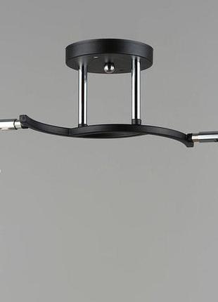 Потолочная люстра sirius b n6106/2 bk+cr с поворотным механизмом