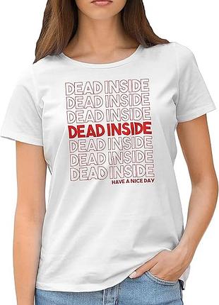 Футболка dead inside