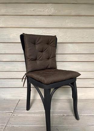 Подушка на стілець (38х38х5 см) decorator sawana. цвет коричневий