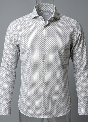 Люксовая мужская рубашка artigiano asoni, швейцария размер 41/ l-xl новая. сток.