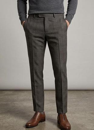 Чоловічі штани в клітинку від бренду river island р. w30/l44