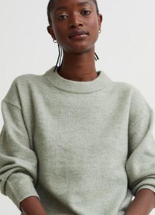 Джемпер h&amp;m essentials базовый с шерстью унисекс демисезон