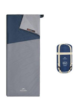Спальный мешок naturehike lw180 cnk2550ws026 sunny day pl01, (14°c) xl синий