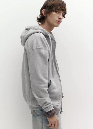 Чоловіче худі на блискавці pull&bear 4