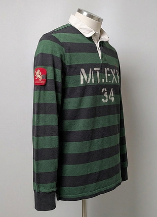 Винтажная polo ralph lauren polo rugby manches longues polo shirt, размер l