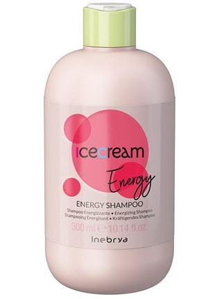 Шампунь против выпадения волос inebrya energy shampoo 300, 1000m