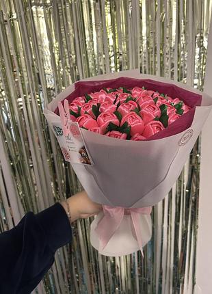 Квіти з атласної стрічки 🎀