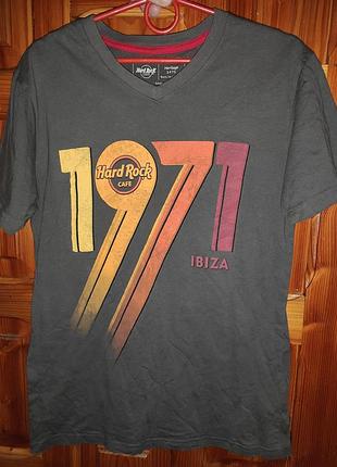 Стильна фірмова футболка катон  hard rock cafe heritage 1971.s