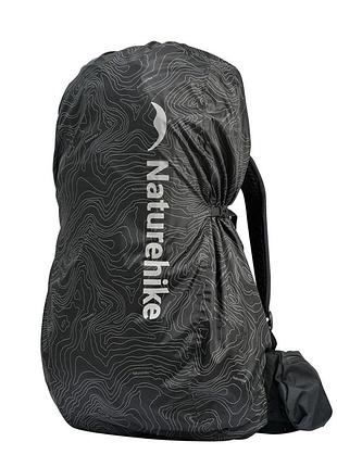 Чехол для рюкзака naturehike cnk2450pj010, l, черный