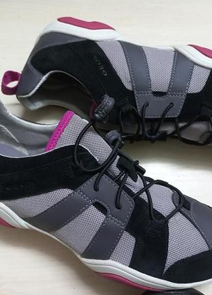 Кроссовки мокасины весна-лето замш жен. 40-41р. geox италии