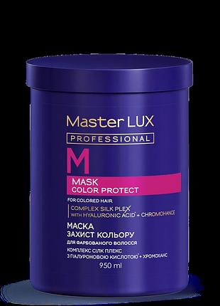 Маска для окрашенных волос - защита цвета color protect master lux (300 мл, 950 мл) 1000
