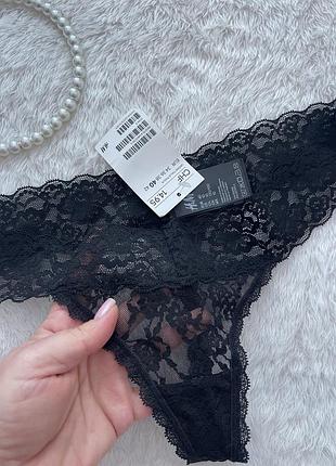 Мереживні трусики стрінги h&m