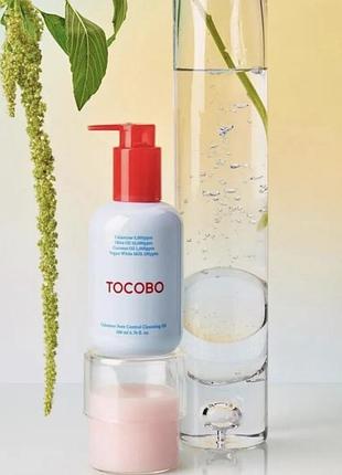 Tocobo гідрофільна олія для демакіяжу calamine pore control cleansing oil, 200 ml