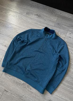 Under armour пуловер 1/4 zip синя l ідеальний стан