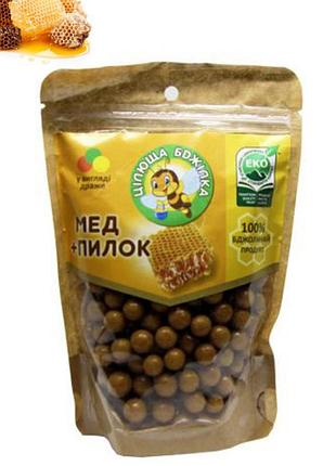 Натуральные медовые конфеты драже "целебная пчелка"