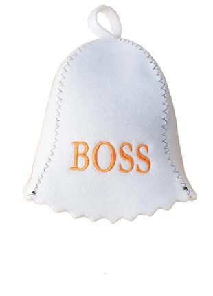 Шапка для лазні, сауни boss (шапки для бані і сауни)
