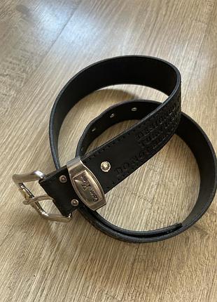Ремінь шкіряний calvin klein з псалмом