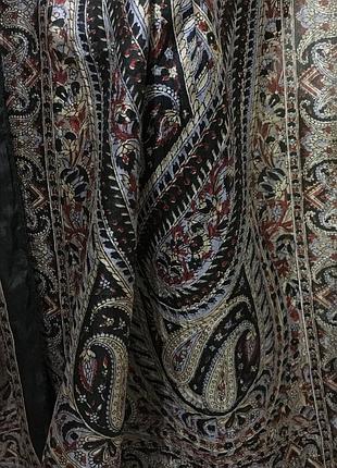 Шарф палантин шовковий