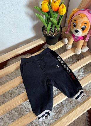 Штанці polo ralph lauren 🖤 розмір- 68(3-6 м) стан- хороший