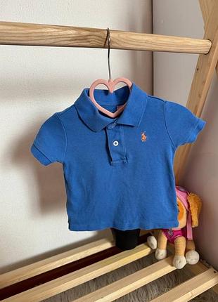 Футболка polo ralph lauren розмір-74(6-9м) стан-ідеальний
