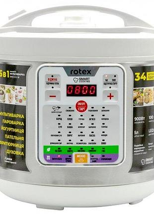 Мультиварка рисоварка rotex rmc532-w smart cooking