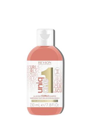 Бессульфатный шампунь для вьющихся волос uniq one sulfate free curls shampoo revlon