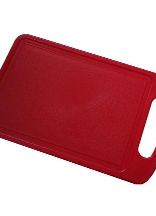 Доска разделочная, пластиковая, 35*25, алеана красный