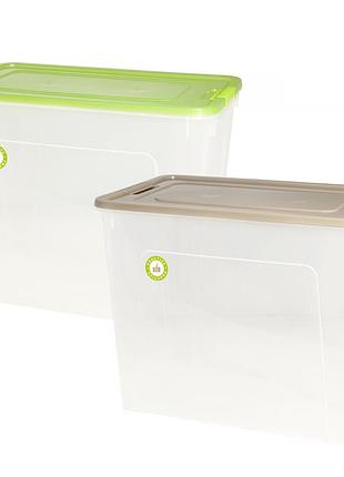 Контейнер "smart box" 40 л "practice" алеана прозорі/какао