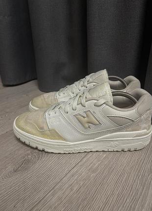 New balance 550 бежеві кросівки 42.5 замша шкіра