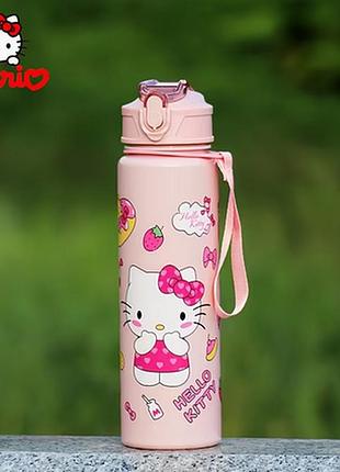 Дитяча пляшка для води з hello kitty gw-2903 рожевий