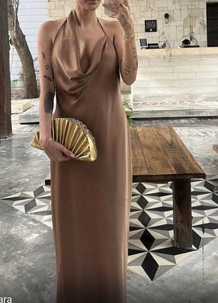 Сатинова сукня zara