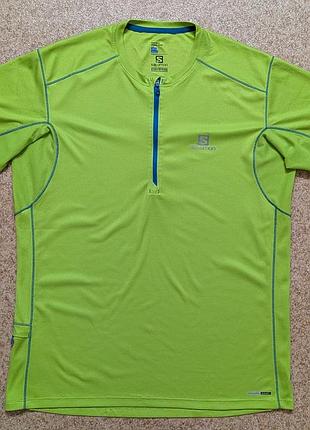Трекинговая футболка salomon agile hz ss mens t-shirt