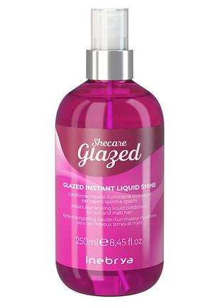 Кондиціонер для блиску з ефектом глазурування sheсare glazed instant conditioner