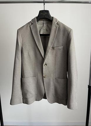Чоловічий піджак zara man (made in portugal) smart casual