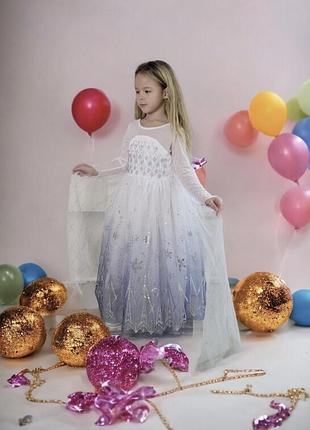 Платье эльза белое 5