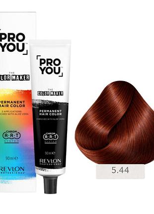 Краска для волос pro you the color maker 90 мл. revlon professional 5.44