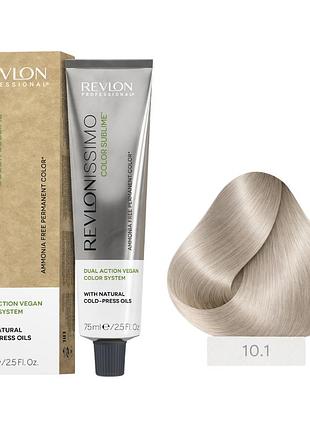 Краска для волос без аммиака color sublime vegan 10.1 пепельный экстра светлый блонд, 75 мл revlon professional