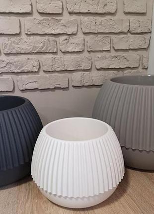 Вазон "бохо" d21*33cм 4,5л 2