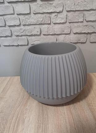 Вазон "бохо" d21*33cм 4,5л 3