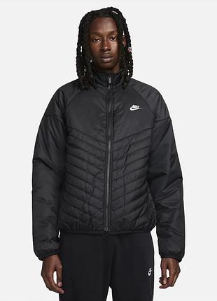 Куртка мужская| nike wr tf midweight puffer black| fb8195-010