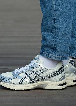 Кросівки asics gel 1130 silver white