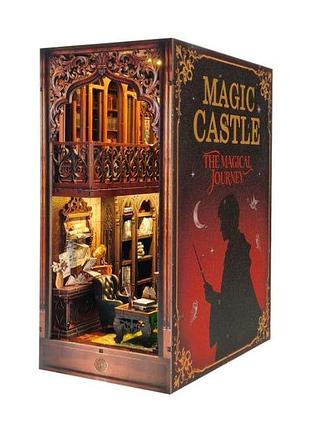 Бук нук библиотека хогвартса diy book nook kit magic castle: the magical journey xy-a01