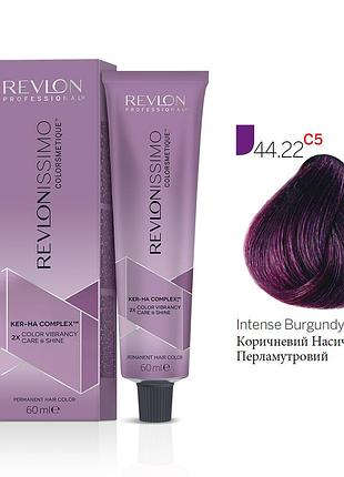 Фарба для волосся revlon professional revlonissimo colorsmetique burgundses 44.22 – інтенсивний коричнево-фіолетовий (бургунді), 6