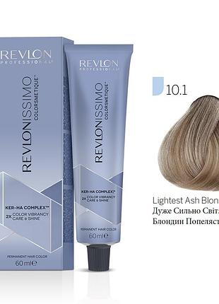 Краска для волос revlonissimo colorsmetique очень сильно светлый блондин пепельный 10.1