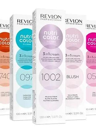 Тонирующая крем-маска, без использования окислителей, nutri color filters (cream), 100 мл revlon professional